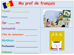 Notre Blog De Francais Ma Carte D Identite