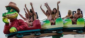 Naked rollercoaster riders return to Southend – Adventure Island – 25  October 2015 | Avpics - Phil Whalley