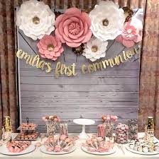 Make this paper rustic bridal bouquet with a glue gun, paper and a cricut explorer. 10 Piece Paper Flower Set Baby Shower Backdrop Paper Flower Etsy