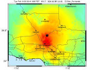Image of Sylmar Earthquake 1971 map