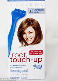 Apply hair mascara to cover a few grey roots. Can Make Up For Hair Banish Your Grey Roots We Put A Selection To The Test Daily Mail Online