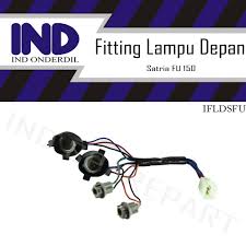 Jalur lampu depan satria fu. Fitting Fiting Cop Socket Soket Lampu Depan Satria Fu 150 Shopee Indonesia
