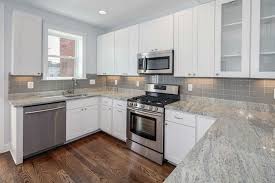 quartz countertops with white cabinets