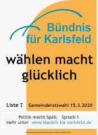 Bundnis Fur Karlsfeld Wahl 2020 Politik Macht Spass Spruche