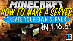 Welcome on the top minecraft server list. How To Make A Minecraft 1 16 5 Server Create A 1 16 5 Minecraft Server Youtube