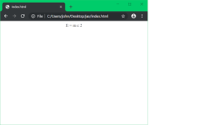 Displaying Latex Math Equations In Web Browser Using Mathjax And Node Js Stack Overflow