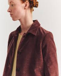 Casey Casey Cotton linen Jacket Casey Casey Cotton & Linen Sateen Soleil  Button-Down Jacket in