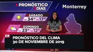 Los inviernos son cortos, frescos y secos y está parcialmente nublado durante todo el la probabilidad de días mojados en monterrey varía considerablemente durante el año. Clima Para Hoy 30 De Noviembre De 2019 Youtube