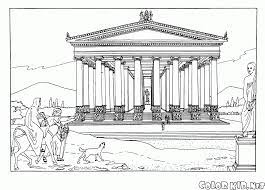 Pero por supuesto no nos olvidamos de los mayores, así que contiene también dibujos para pintar para adultos. Dibujo Para Colorear Estatua De Zeus