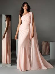 Pronovias Pink Evening Gowns Drape Gowns Dresses