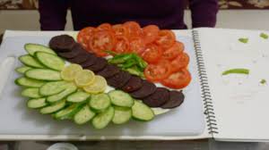 Salad Decoration Ideas 27 Cucumber Tomato And Beetroot Neelam Singh Youtube