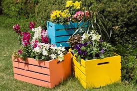 Wooden Crate Planters Wooden Crates Planters Wooden Crates Garden Wooden Crates Projects