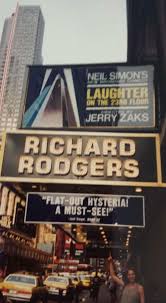 Broadway Marquee Laughter On The 23rd Floor Richard Rodgers Theatre Neil Simon Richard Rodgers Movie Marquee Broadway