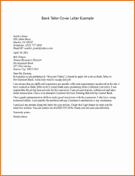 Employment Letter For Bank Sample Teller Cover Exampleg Great Letters Resume Info Cover Letter For Resume Cover Letter Example Cover Letter
