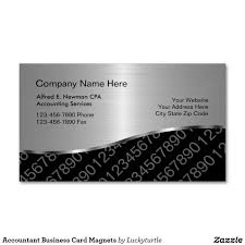 Accountant Business Card Magnets Zazzle Com Magnetic Business Cards Business Cards Standard Business Card Size