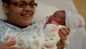 First baby at Reid in 2015