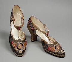 Andre Perugia 1922 Kid Leather With Embroidery Collection Lacma Love D Artagnan Vintage Shoes Old Shoes 1920s Shoes