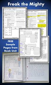 Teaching Ideas To Use With Freak The Mighty Book Units Teacher Freak The Mighty Freak The Mighty Book Novel Studies