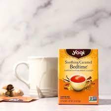 Чай без кофеина yogi tea rose. Yogi Tea Soothing Caramel Bedtime Caffeine Free 16 Tea Bags Organature Bahrain