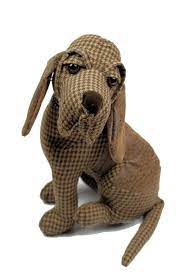 Henry Bloodhound Doorstop By Dora Designs A Bentley Cushions Stuffed Animal Patterns Fabric Animals Fabric Art Doll