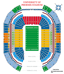 arizona cardinals stadium seating chart