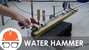 How to stop water hammer. What Is Water Hammer Youtube