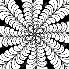 See our collection of flower coloring pages for adults printable. Pattern Hand Drawn Doodle Mandala Dynamic Contour Repeating Element Abstract Coloring Pages Adult Children Beautiful Flower Leaf Swirls Line Spot Vector Zen Art Black Outline White Background Royalty Free Cliparts Vectors And