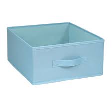 Panier De Rangement Multikaz Bleu H 31 X L 31 X P 15 Cm No Name Rangement Sous Vide Panier Rangement Rangement
