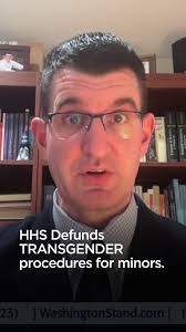 The U.S. Department of Health and Human Services is working to end the  practice of transgender surgical and hormone treatments