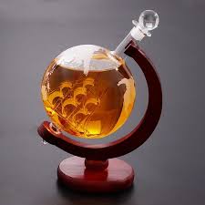 Here are some fun, new ways to make your favorite drinks! Buy 850ml Large Glass Globe Round Liquor Decanter Gift Whiskey Bottle Wine Decanter Holder At Affordable Prices Price 31 Usd Free Shipping Real Reviews With Photos Joom