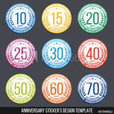 20 years anniversary golden label. Vector Set Of Anniversary Color Signs Symbols 10 15 20 25 30 40 50 60 70 Years Jubilee Design Elements Collection 10th 15th 20th 25th 30th 40th 50th 60th 70th Anniversary Logo Stock Vector Adobe Stock