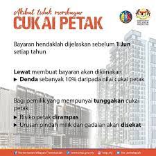 Pggov cukai dibangunkan oleh pejabat tanah dan galian pulau pinang bagi memudahkan pelanggan untuk membuat semakan berkaitan akaun cukai tanah dan cukai petak. Khalid Samad On Twitter Tidak Seperti Cukai Tanah Sebelum Ini Transaksi Pembayaran Cukai Petak Adalah Lebih Telus Di Mana Bil Cukai Petak Akan Dikeluarkan Kepada Semua Pemilik Hakmilik Strata Dan Ianya Perlu