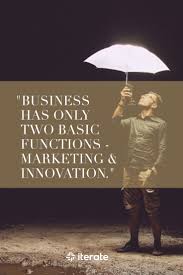 Business Has Only Two Basic Functions Marketing Innovation Wednesdaywisdom Marketingquotes In 2020 Marketing Innovation Online Marketing Quotes Innovation Quotes