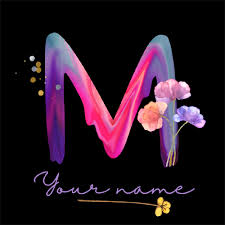 If you do not have a thermometer, d. Watercolor Painted M Alphabet Status Image With Name