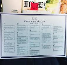 Seating Chart Signage Invitations By Bridal Path