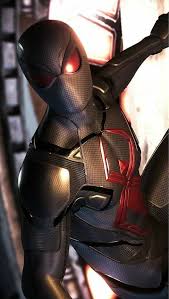 Black And White Spiderman Suit Ps4 Dark Suit Wall Crawling Marvel S Spider Man Ps4 Black Spiderman Disfraz Spiderman Spiderman Ps4