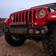 Rigid Industries 20 Adapt Led Light Bar Bracket Fits 1 20 Adapt For 2018 2021 Wrangler Jl And Gladiator Jt With Factory Oem Steel Bumper 41664