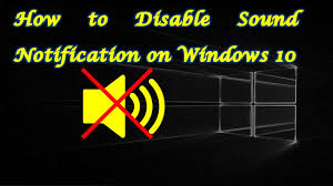 Click notifications and tap the switch under the setting called play notification sounds to turn it off. Turn Off Notification Sounds On Windows 10 Youtube