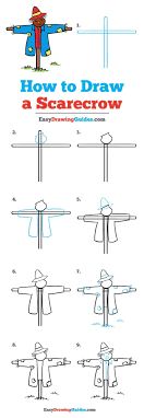Learn how to draw a scarecrow face with this step by step tutorial. Facebook