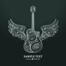 Stevie Nicks Has Anyone Ever Written Anything For You Piano Baixe Guitarra Ilustracao Arte Vetorial Gratuitamente Guitar Art Vector Free Guitar Doodle