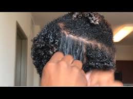 Spray your hair with water. Watch Me Turn My Fro Into Curls Wash And Go On Tapered Twa Video Defined Curls Natural Hair Tapered Natural Hair Coiling Natural Hair