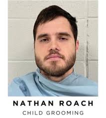 Nathan Roach, 31, now former First Baptist Church in Holliday pastor, has  been charged w child grooming. He bonded out of jail after his arrest