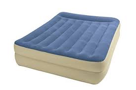 Intex Queen Pillow Rest Raised Airbed Kit With Built In Ac Pump Model 67713e You Can Find More Details By Air Bed Air Mattresses Platform Bed With Storage