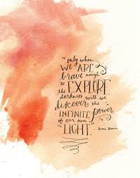 Helloimk8 Watercolor And Calligraphy On Canvas Commission For Safejourney Silent Auction Inspirations Life Quotes Brene Brown Quotes Watercolor Quote