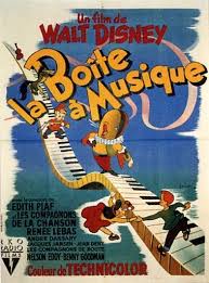 Affiche Du Dessin Anime La Boite A Musique Sortie En 1946 Affiches De Films De Disney Disney Affiches Disney