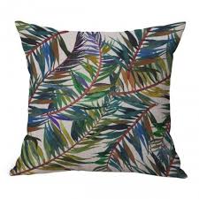 Coussin Jungle Colore En 2020 Coussin Jungle Housse De Coussin Et Motif Jungle
