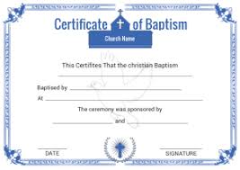 Create an awesome certificate with our range of stunning templates. Editable Baptism Certificate Template Free Download Free Pdf Books