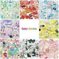 Ideal for decorating a room, living room, kitchen, an office, commercial premises, etc. Semua Sticker Warna Warni Pink Merah Biru Ungu Kuning Hijau Shopee Indonesia