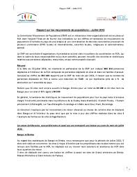 Vous utilisez ici les synonymes de mise en place. Document Rapport Commission De Mouvement Des Populations Juillet 2016