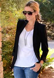 The Stylish Housewife Blog Archive Black Blazer White T Shirt Jeans The Stylish Housewife